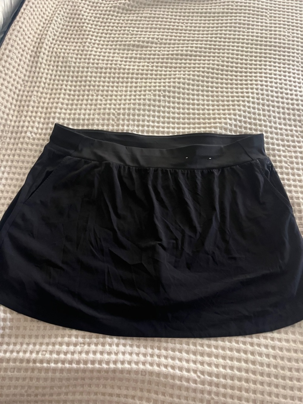 Black Women's Skirt with Shorts underneath